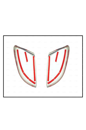 Vw Golf 6 Krom Ayna Kapağı 2 Prç. 2009-2013 Arası P. Çelik