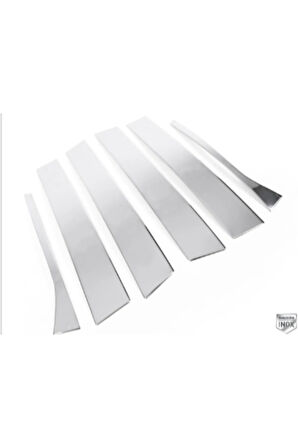 Vw Jetta Uyumlu Krom Kapı Direk Seti 6 Parça 2005-2010 Arası Paslanmaz Çelik