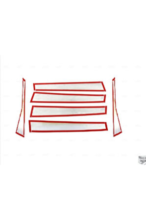 Vw Jetta Uyumlu Krom Kapı Direk Seti 6 Parça 2005-2010 Arası Paslanmaz Çelik