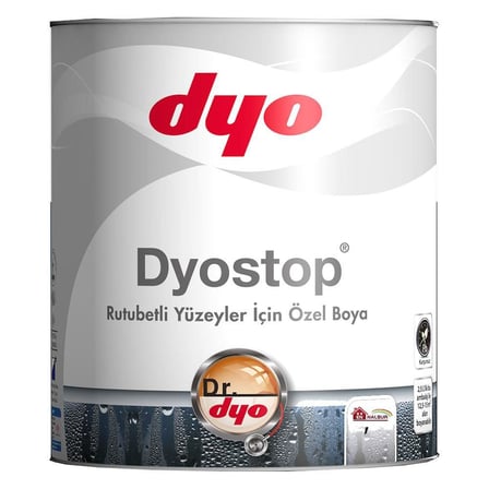 Dyo Dyostop Rutubet ve Nem Boyası 0.75 Lt Bianco