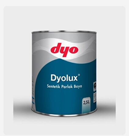 DYOLUX YAĞLI BOYA 2,5 LT BEYAZ 0001