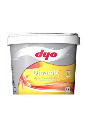 Dyo Dinamik Silikonlu Ipekmat İç Cephe Boyası 7,5 Lt Beyaz
