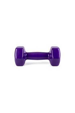 Gymo Hex Shape Vinil Dambıl 5kg Mor