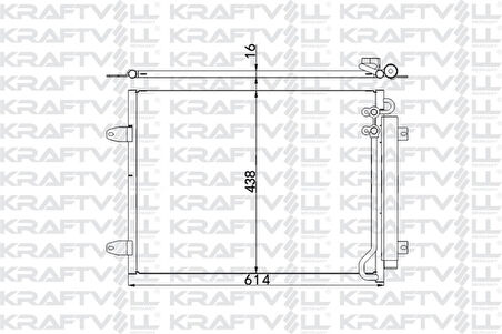 Vag Klima Radyatoru Passat / CC 1.4 1.8 2.0tsi 3.2 3.6fsi 05>16 - Kraftvoll 08060135