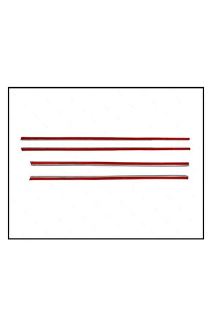 Vw Polo Krom Cam Çıtası 4 Parça 1994-2001 Paslanmaz Çelik. (HB)