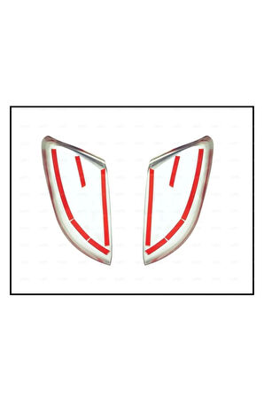 Vw Scirocco Krom Ayna Kapağı 2 Prç. 2009 Üzeri P. Çelik