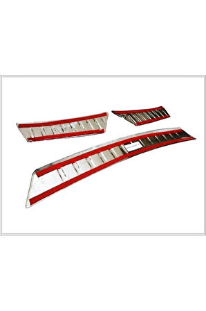 Vw Tiguan Uyumlu Krom Arka Tampon Üstü Koruma 3 Parça 2007-2016 Arası Paslanmaz Çelik