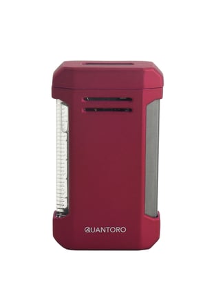 Quantoro Perde Alev Delicili Kırmızı Metal Puro Çakmağı - TRZ1103