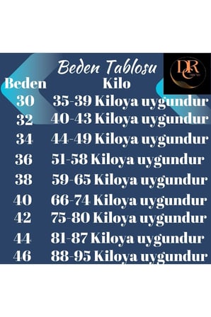 İlay Kadın Lacivert Salaş Kot Pantolon Likralı Palazzo New-11
