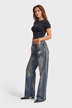 Kadın T.Kot Rengi 2w49 Straight Fit %100 Koton Denim