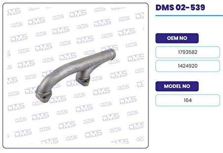 Scanıa Truck Egzoz Manıfoldu Arka Dirsek  Scanıa P G R T 164 - Demosan 02-539