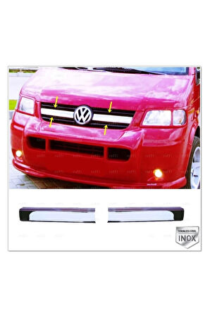 Vw T5 Transporter Krom Ön Panjur 2 Prç. 2003-2010 P. Çelik