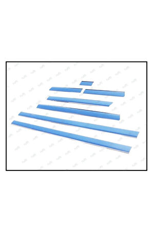 Vw T5 Transporter Krom Yan Kapı Çıtası 7 Prç 2003-2015 P.çelik (uzun Şase)