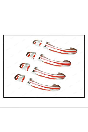 Vw T5 Caravelle Krom Kapı Kolu 4 Kapı 2004-2015 P. Çelik