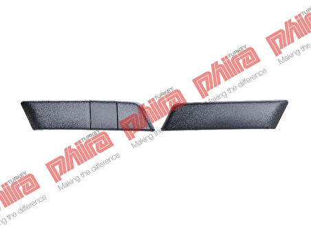 Renault Tampon Bandı On Sag / Sol Takım Siyah Megane III 08> - Phira Mg-08703