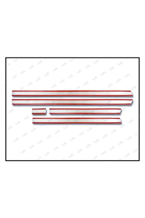 Vw T5 Caravelle Krom Yan Kapı Çıtası 5 Prç 2003-2015 P.çelik (KISA ŞASE)