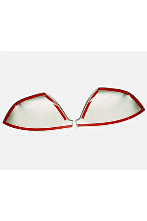 Vw T5 Transporter Krom Ayna Kapağı 2 Prç. 2010-2015 Arası Paslanmaz Çelik