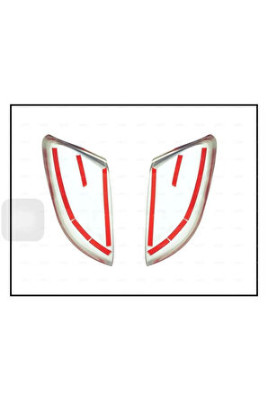 Vw Jetta Krom Ayna Kapağı 2 Prç. 2011 Üzeri Paslanmaz Çelik