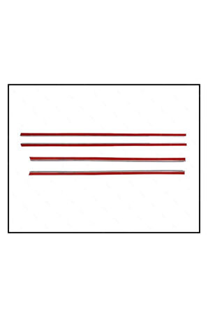 Vw Golf 7 Krom Cam Çıtası 4 Prç. 2012-2019 Arası P. Çelik