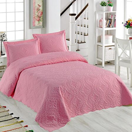 Örtüm Ivy Rose Çift Kişilik Microfiber Kapitone Yatak Örtüsü