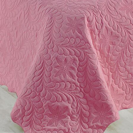 Örtüm Ivy Rose Çift Kişilik Microfiber Kapitone Yatak Örtüsü