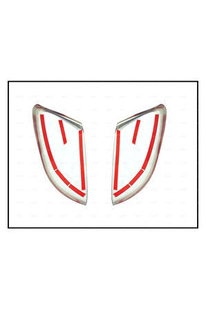 Vw Passat B7 Krom Ayna Kapağı 2 Prç. 2010-2014 Arası P. Çelik