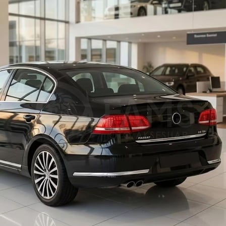 Vw Passat B7 Krom Bagaj Alt Çıtası 2010-2014 Arası Uyumlu Paslanmaz Çelik