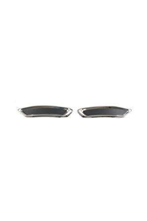 Vw Passat B8 Krom Egzoz Görünümlü Difüzör 2015-2019 P.çelik