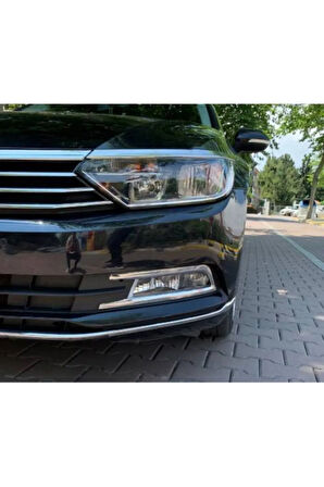 Vw Passat B8 Krom Sis Çerçevesi 2 Prç. 2014-2019 Arası P.çelik