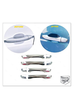 Vw Passat B8 Krom Kapı Kolu 4 Kapı 2015 Üzeri P. Çelik