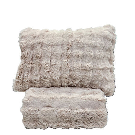 COMFORT YORGAN SETİ ÇİFT KİŞİLİK PUFF LORİA PUDRA
