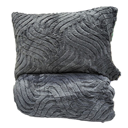 COMFORT YORGAN SETİ ÇİFT KİŞİLİK LUMOS ANTRASİT