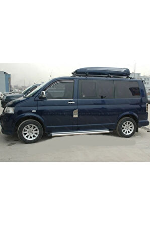 Vw T6 Transporter Krom Cam Çıtası 2 Parça 2015 Ve Üzeri Paslanmaz Çelik