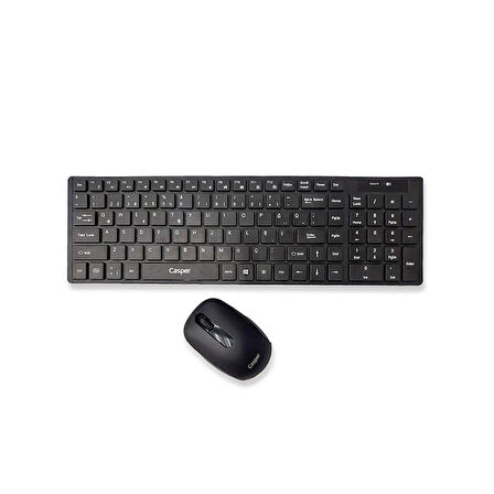 Casper Kablosuz Klavye Mouse Set Siyah USB, SK.CS-AX7900-W