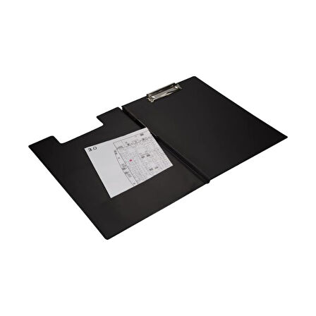Elitstore Kapaklı Sekreterlik A4, Siyah