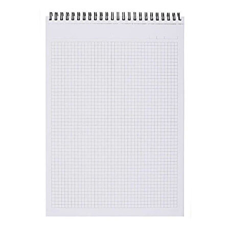 Elitstore Bloknot Defter A4 Spiralli Kareli 40 Yaprak