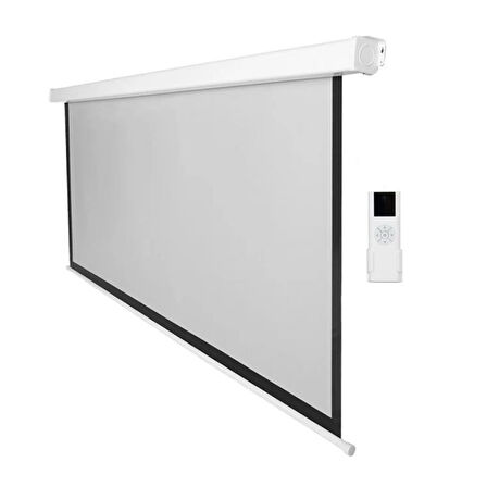 Elitstore Projeksiyon Perdesi 400x300 Motorlu, Uzaktan Kumandalı