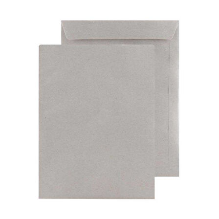 Elitstore Kraft Torba Zarf 13 cm x 17 cm (13x17) 90 Gr 50'li Paket