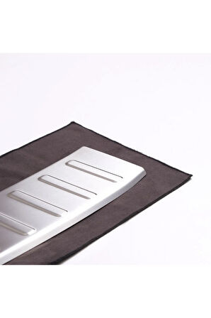 Vw Uyumlu  T-roc Krom Arka Tampon Eşiği 2017 Üzeri Paslanmaz Çelik