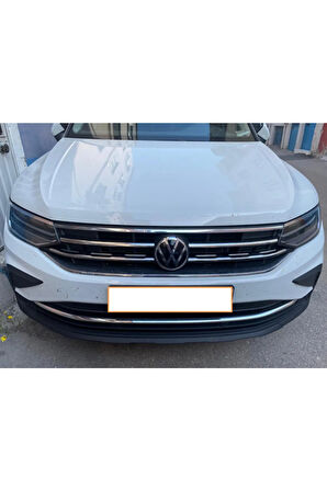 Vw Tiguan Krom Ön Panjur 4 Prç. 2020 Ve Üzeri Paslanmaz Çelik