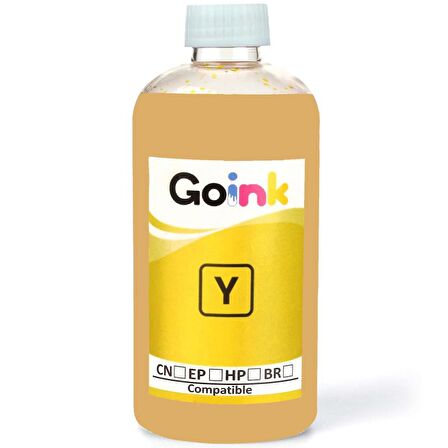 Goink EPSON WF-C5390 Sarı Mürekkep 500 ml (Muadil)