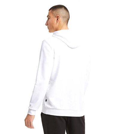 Puma Essential Big Logo Hoodie Tr Erkek Beyaz Günlük Stil Sweatshirt 58668802