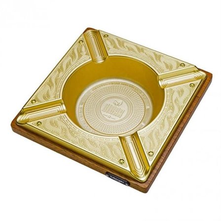 Lubinski Metal Ahşap Puro Küllüğü Gold 4lü LB-872