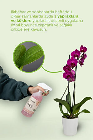 Hobitar Orkide Besini Vitamini 500 ml - %100 Doğal, Çiçeklendirici ve Köklendirici Formül