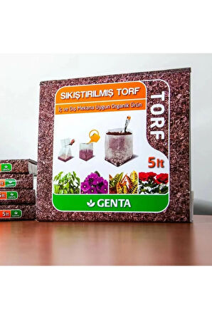 Sıkıştırılmış Torf (Cocopeat) 5 Lt