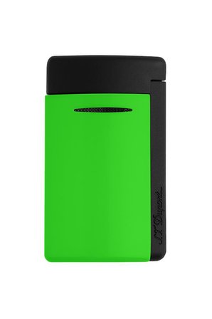 S.T. Dupont Minijet Lacquered Neon Yeşil Puro Çakmağı 10872 - TR7485