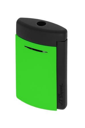 S.T. Dupont Minijet Lacquered Neon Yeşil Puro Çakmağı 10872 - TR7485