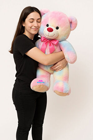 Sevimli Peluş Rainbow Ayıcık 50 Cm