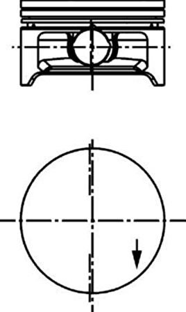 Bmw Piston Segman (0,50 Farklı 77,00mm) Mini - W10 B16 A R50 R52 R53 - Kolben 40632620