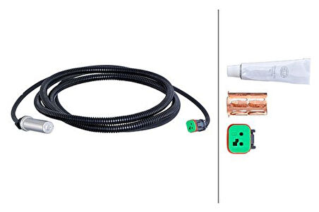 Scanıa Truck Abs Sensörü Ön Sag Disk Tip A Tipi Fis (spiral Korumalı) Scanıa P.g.r.t.-Seri 04> 2675 MM - 2 Pin - Hella 6pu230048-611